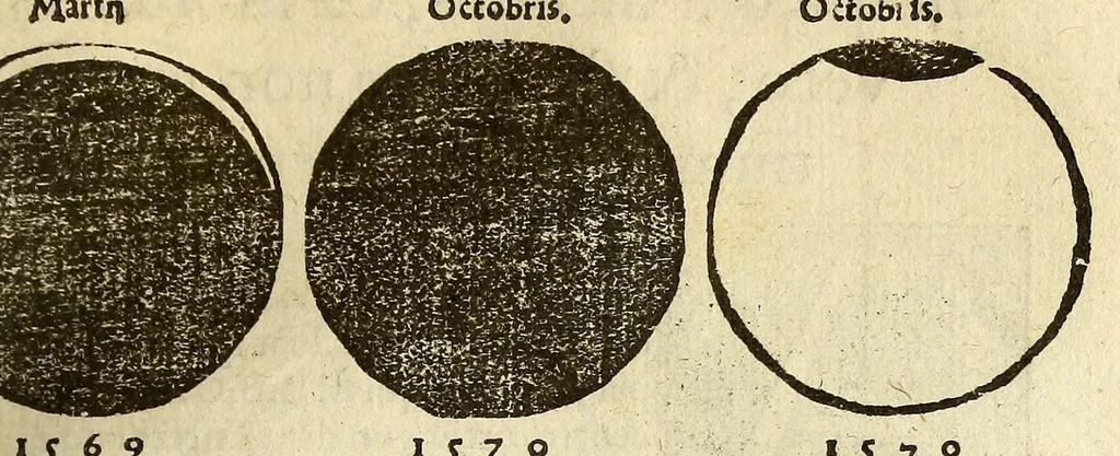 An illustration from Cosmographia Petri Apiani,, 1550, leaf 33