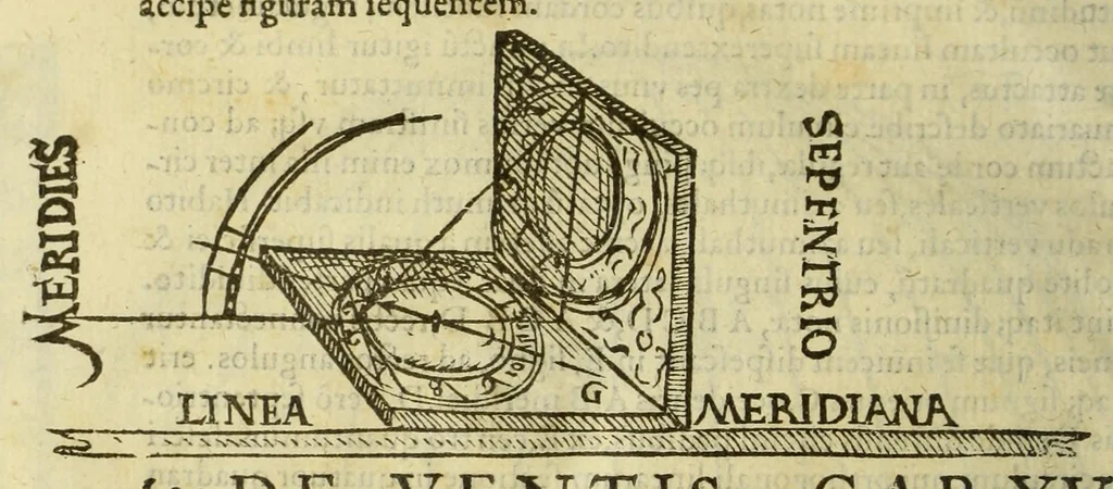 An illustration from Cosmographia Petri Apiani,, 1550, leaf 52