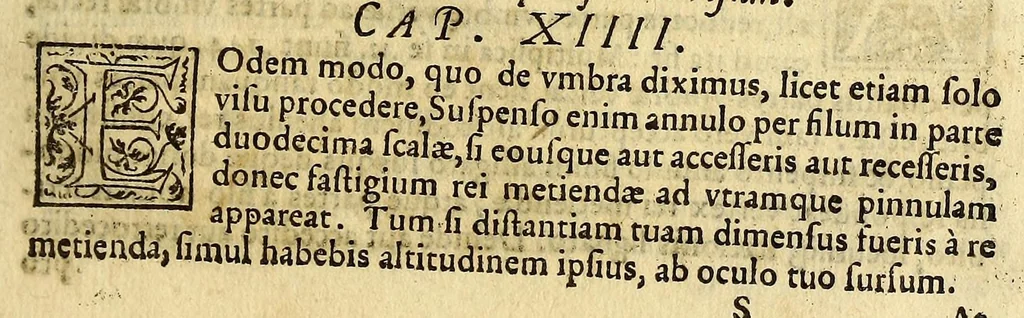 An illustration from Cosmographia Petri Apiani,, 1564, leaf 135