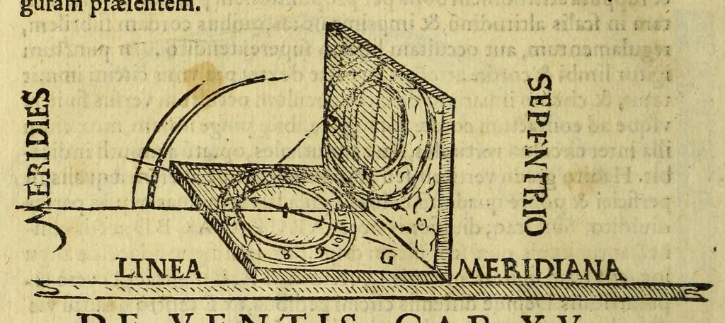 An illustration from Cosmographia Petri Apiani,, 1564, leaf 52