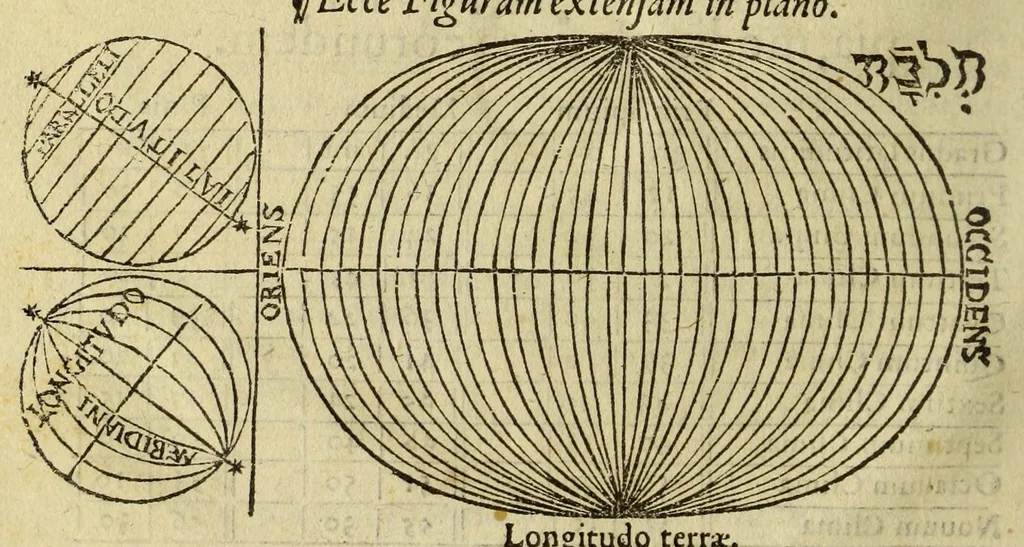 An illustration from Cosmographia Petri Apiani,, 1553, leaf 24