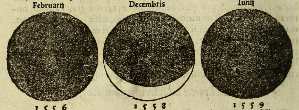 An illustration from Cosmographia Petri Apiani,, 1553, leaf 34