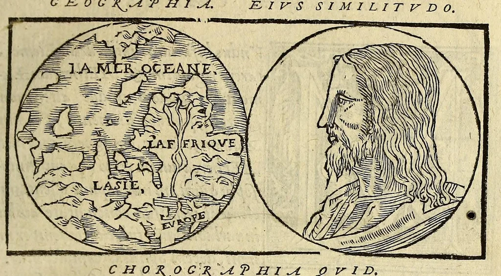 An illustration from Cosmographia Petri Apiani,, 1551, leaf 13
