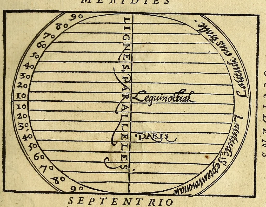 An illustration from Cosmographia Petri Apiani,, 1551, leaf 25