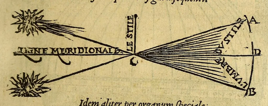 An illustration from Cosmographia Petri Apiani,, 1551, leaf 53