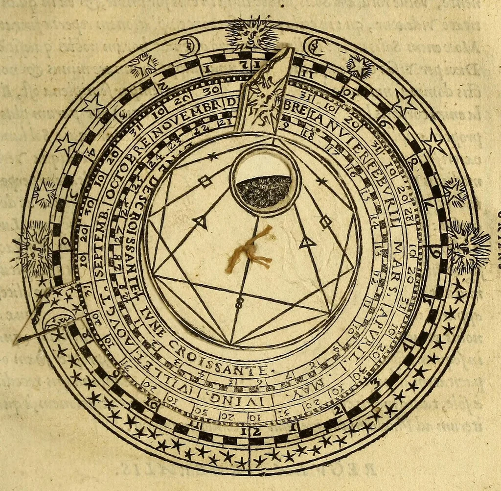 An illustration from Cosmographia Petri Apiani,, 1553, leaf 117
