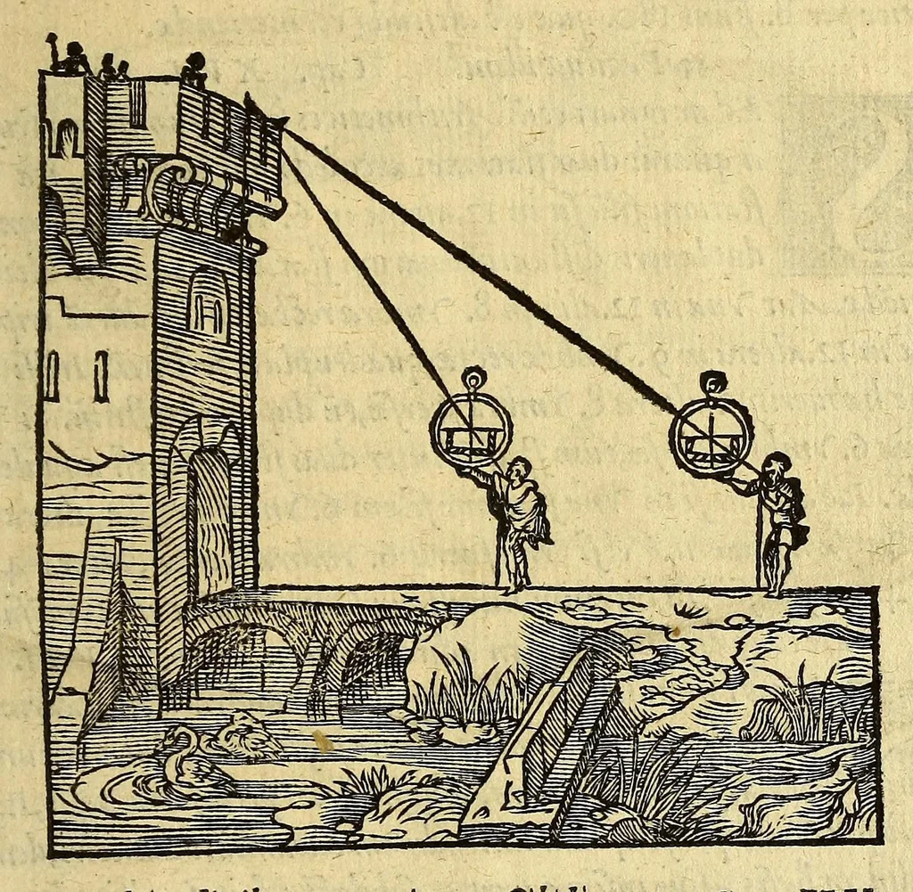 An illustration from Cosmographia Petri Apiani,, 1553, leaf 147
