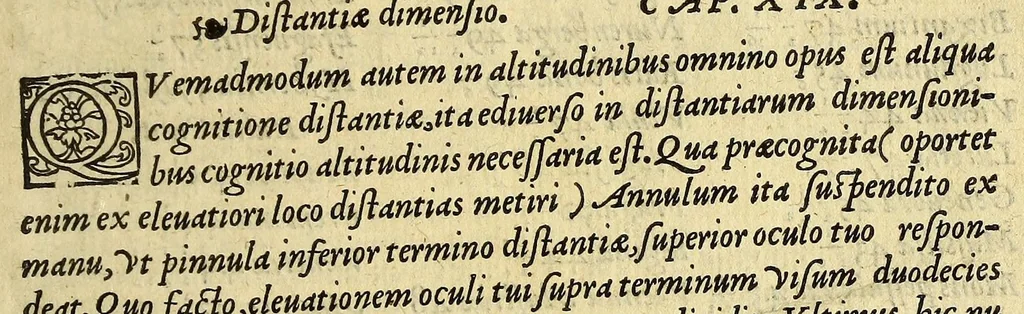 An illustration from Cosmographia Petri Apiani,, 1553, leaf 149