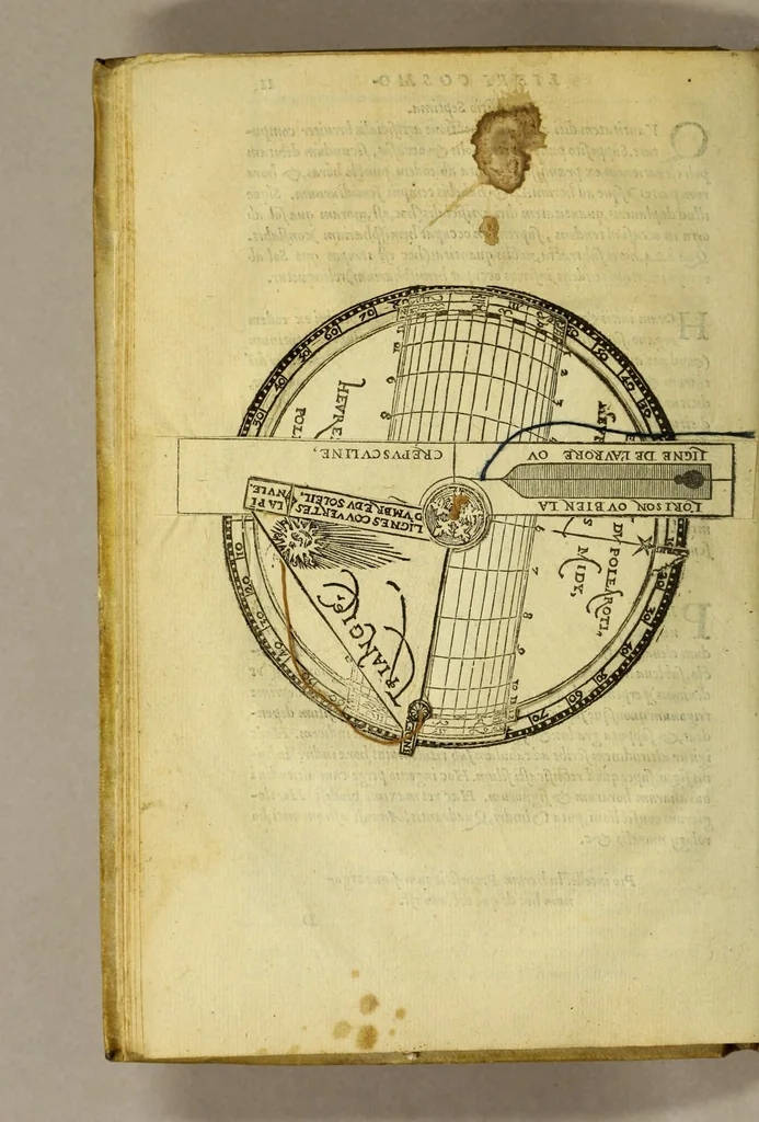 An illustration from Cosmographia Petri Apiani,, 1553, leaf 30