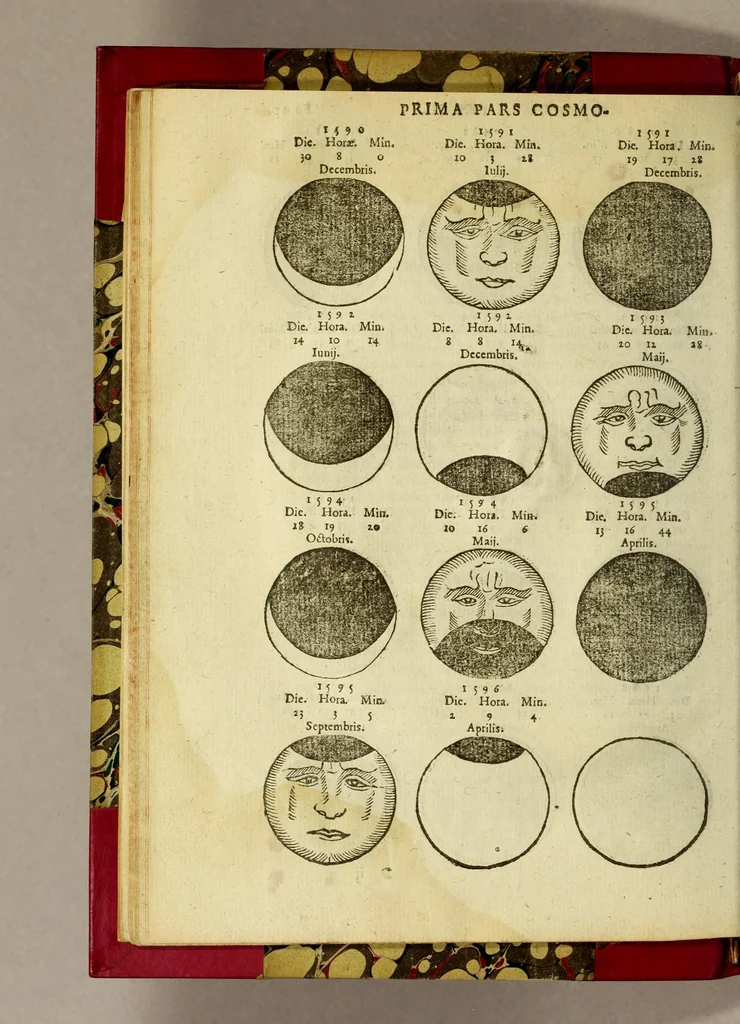 An illustration from Cosmographia Petri Apiani,, 1574, leaf 34