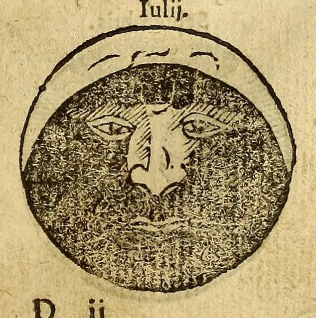 An illustration from Cosmographia Petri Apiani,, 1574, leaf 37