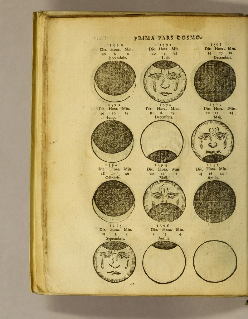 An illustration from Cosmographia Petri Apiani,, 1574, leaf 38