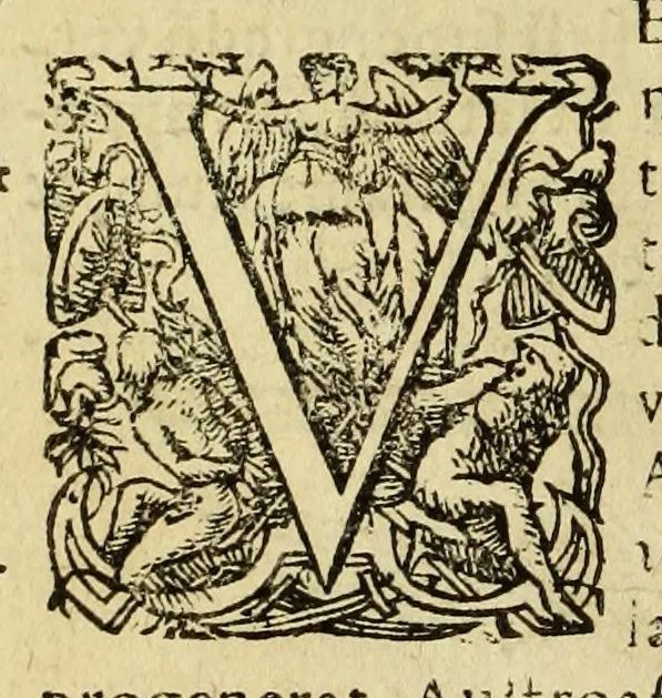 An illustration from Cosmographia Petri Apiani,, 1574, leaf 52