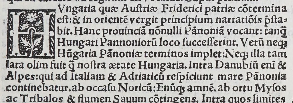 An illustration from Cosmographia Pii Papae in Asiae & Europae eleganti descriptione : Asia. Historias rerum vbique gestaru[m] cu[m] locorum descriptione, complectitur. Europa, temporum authoris, varias continet historias, 1509, leaf 199
