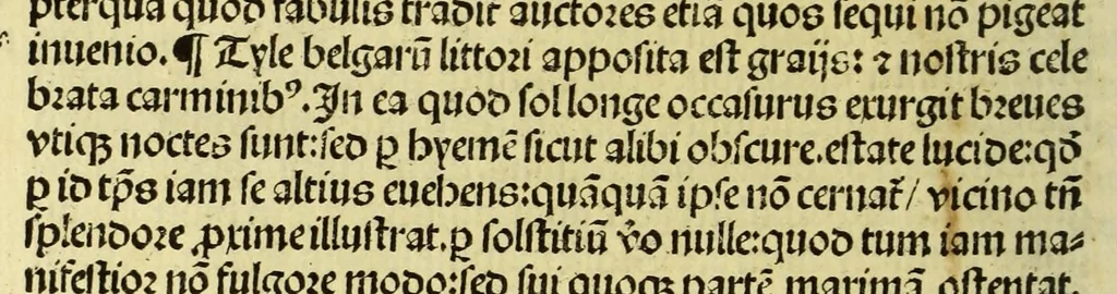An illustration from Cosmographia Pomponij Mele: authoris nitidissimi tribus libris digesta, 1512, leaf 50