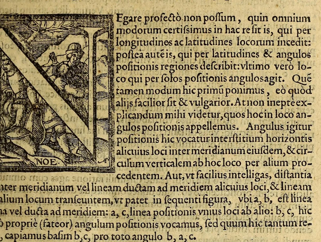 An illustration from Cosmographia, siue descriptio vniuersi orbis,, 1584, leaf 207