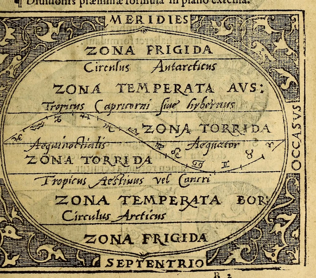 An illustration from Cosmographia, siue descriptio vniuersi orbis,, 1584, leaf 31
