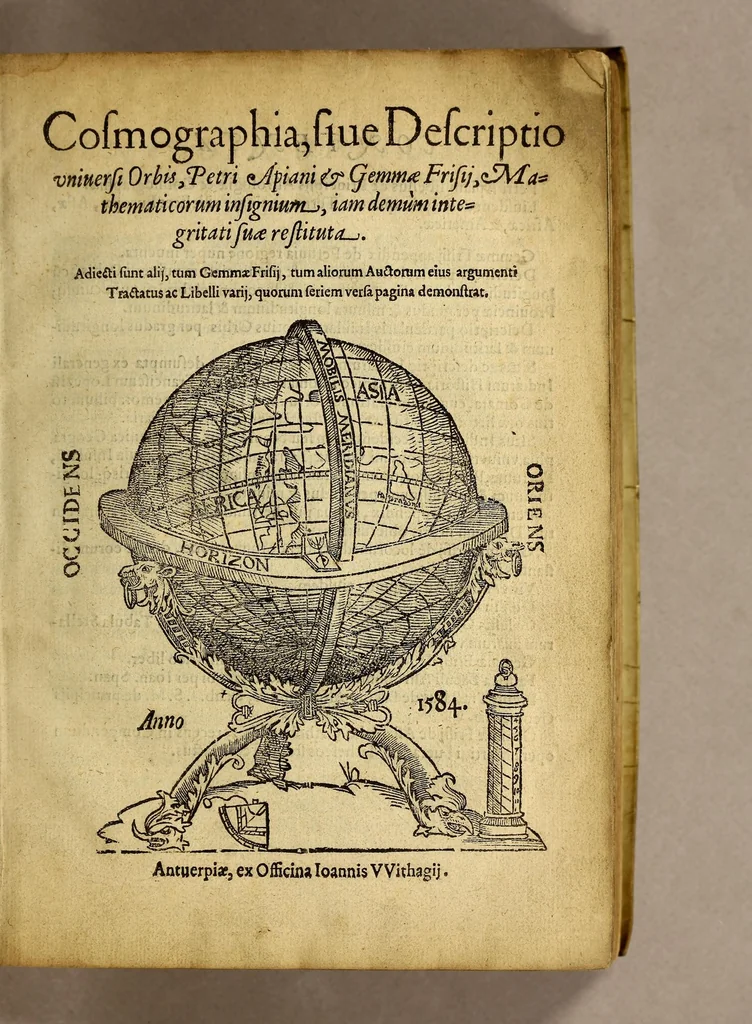 An illustration from Cosmographia, siue descriptio vniuersi orbis,, 1584, leaf 5