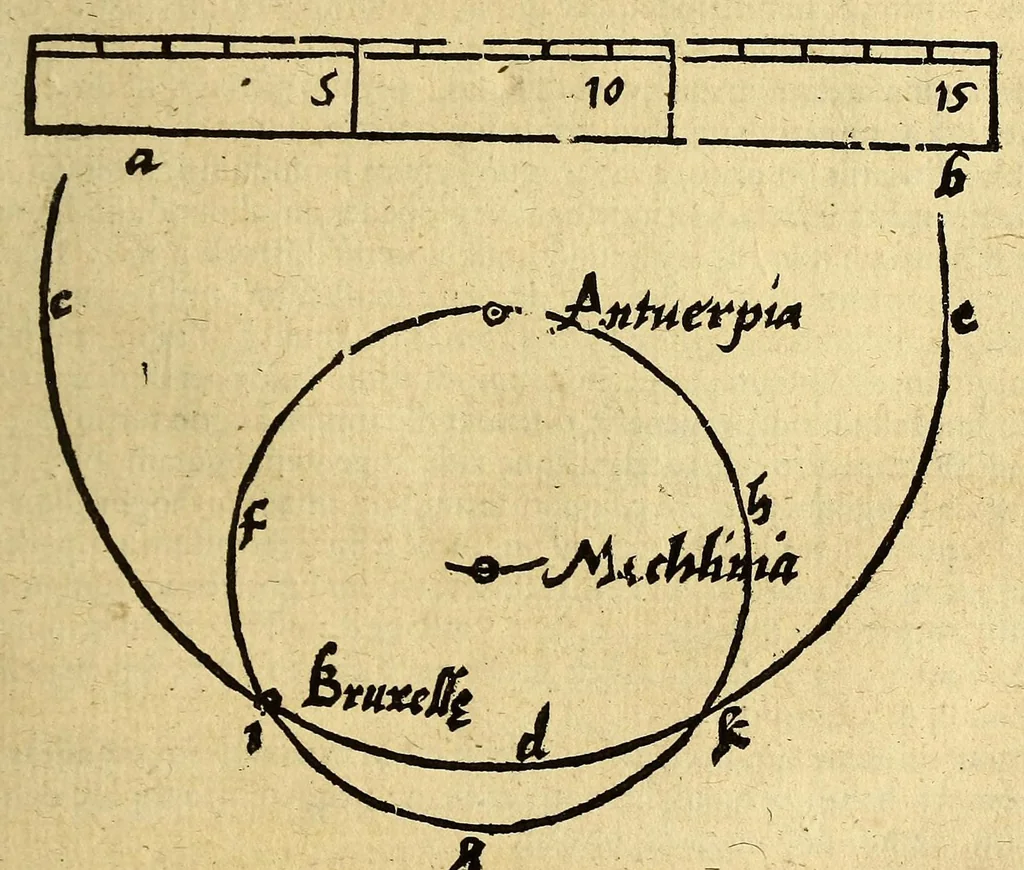 An illustration from Cosmographia, siue descriptio vniuersi orbis,, 1584, leaf 211