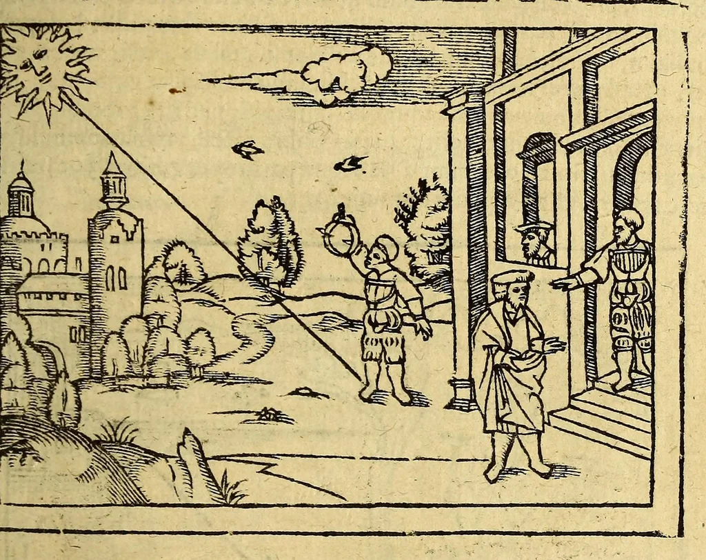 An illustration from Cosmographia, siue descriptio vniuersi orbis,, 1584, leaf 231
