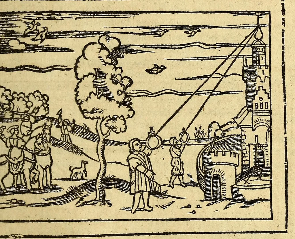 An illustration from Cosmographia, siue descriptio vniuersi orbis,, 1584, leaf 233