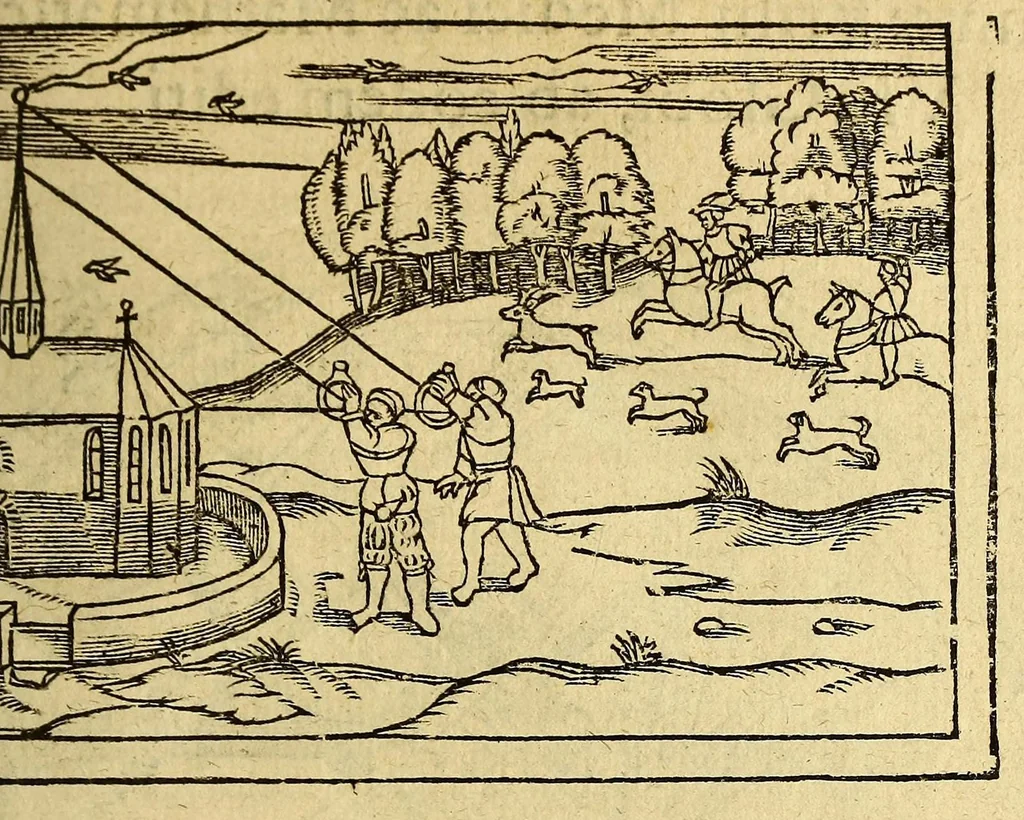 An illustration from Cosmographia, siue descriptio vniuersi orbis,, 1584, leaf 235