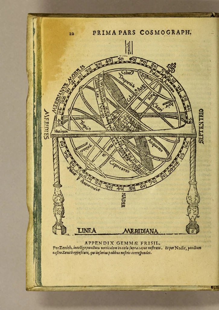 An illustration from Cosmographia, siue descriptio vniuersi orbis,, 1584, leaf 30