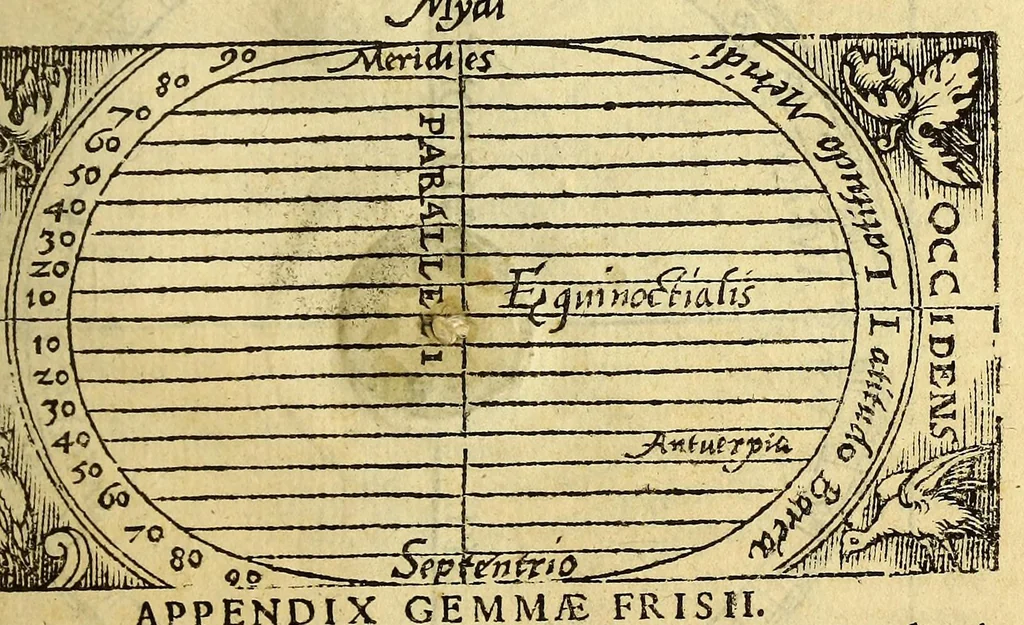 An illustration from Cosmographia, siue descriptio vniuersi orbis,, 1584, leaf 39