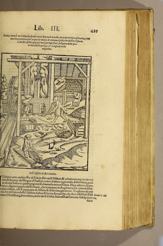 An illustration from Cosmographia vniuersale, nella quale secondo che n'hanno parlato : ipiu veraci scrittori, son designati i siti di tutti gli paësi. I siti de tutte le parti del mondo habitabile, & le proprie doti: le tauole topographice delle regioni ..., 1575, leaf 571