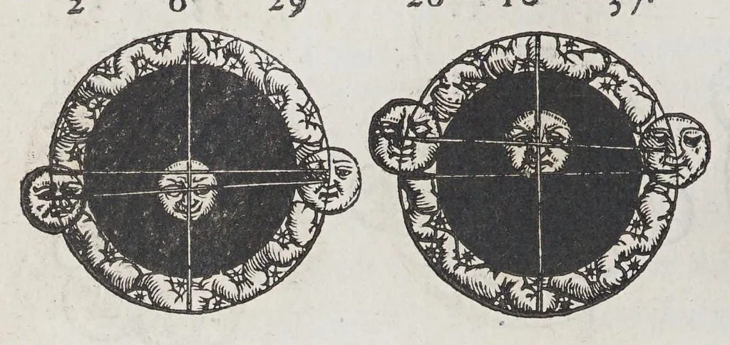 An illustration from The cosmographical glasse, conteinyng the pleasant principles of cosmographie, geographie, hydrographie, or nauigation., 1559, leaf 118