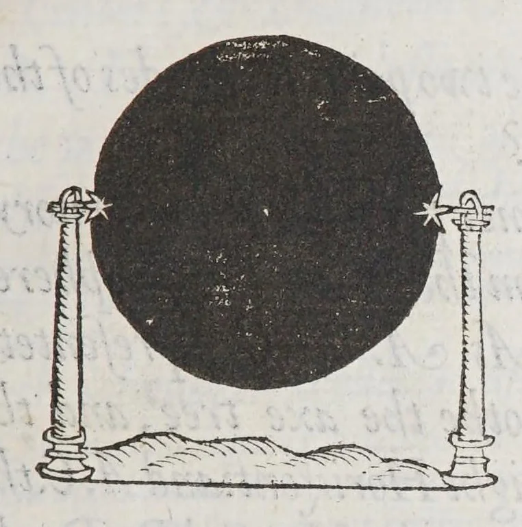 An illustration from The cosmographical glasse, conteinyng the pleasant principles of cosmographie, geographie, hydrographie, or nauigation., 1559, leaf 33