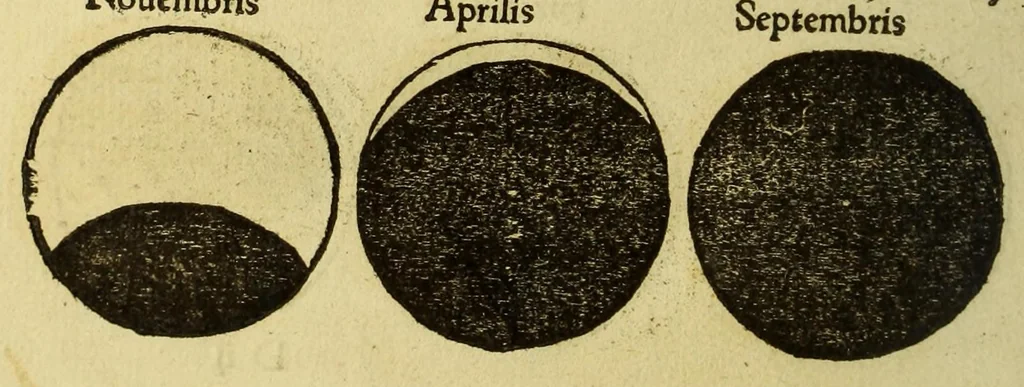 An illustration from Cosmographicus liber Petri Apiani mathematici,, 1533, leaf 32