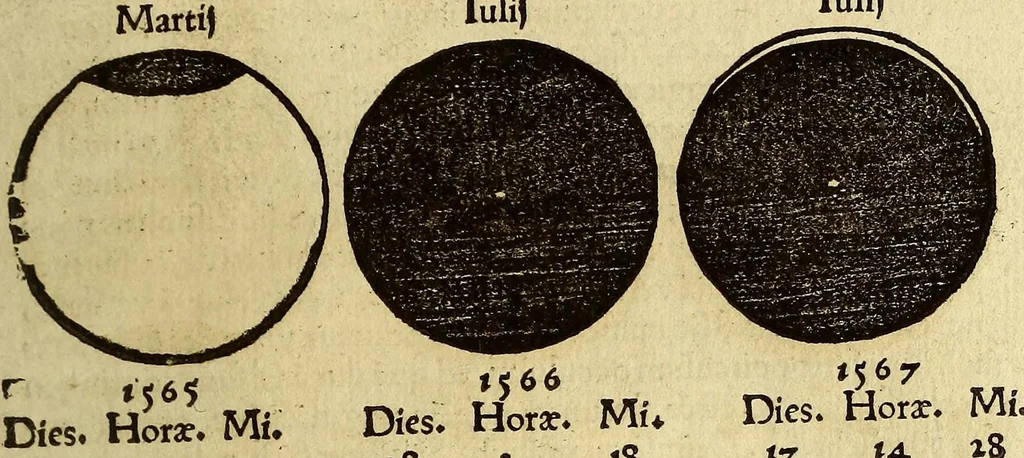 An illustration from Cosmographicus liber Petri Apiani mathematici,, 1533, leaf 33
