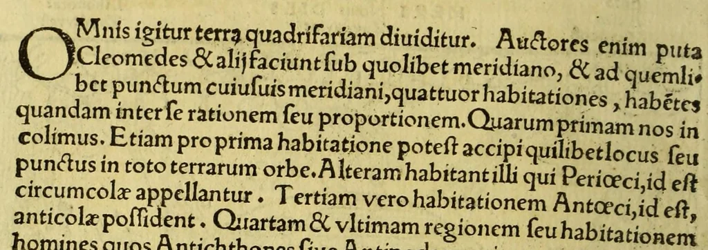 An illustration from Cosmographicus liber Petri Apiani mathematici,, 1533, leaf 58