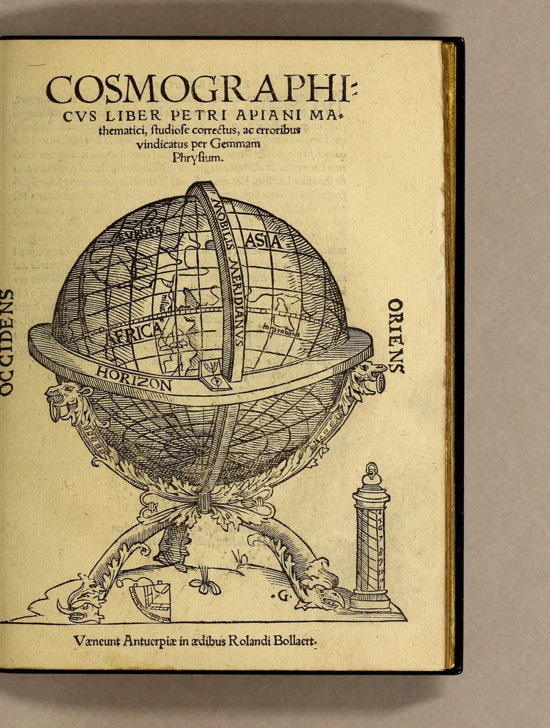 An illustration from Cosmographicus liber Petri Apiani mathematici,, 1529, leaf 11