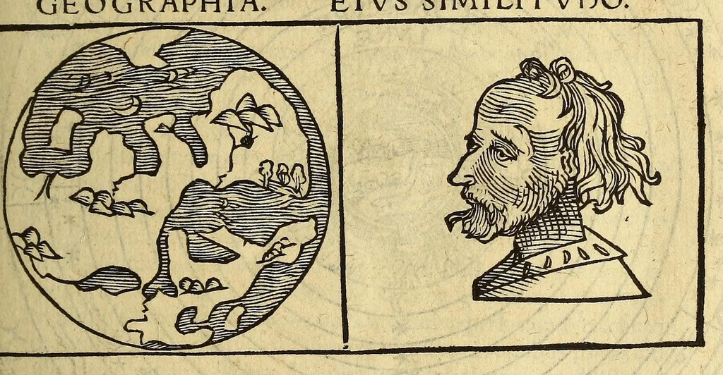 An illustration from Cosmographicus liber Petri Apiani mathematici,, 1529, leaf 15