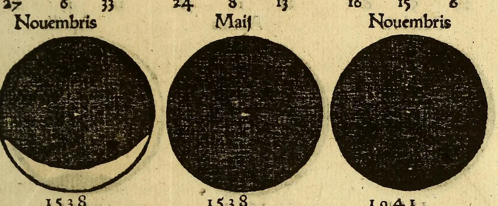 An illustration from Cosmographicus liber Petri Apiani mathematici,, 1529, leaf 37