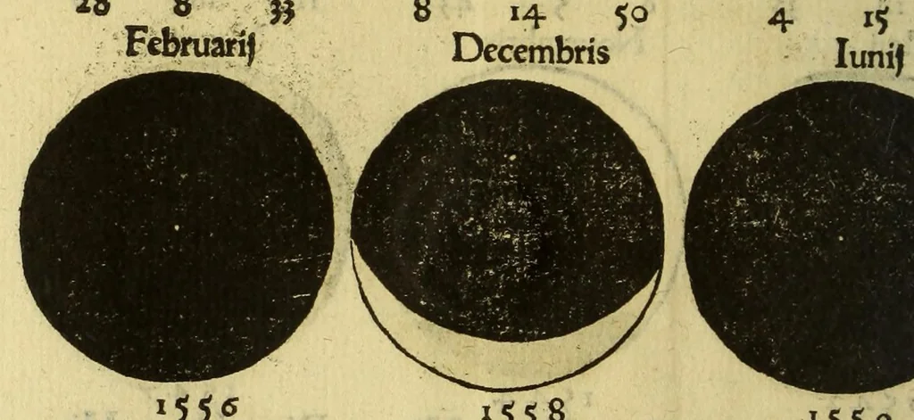An illustration from Cosmographicus liber Petri Apiani mathematici,, 1529, leaf 38