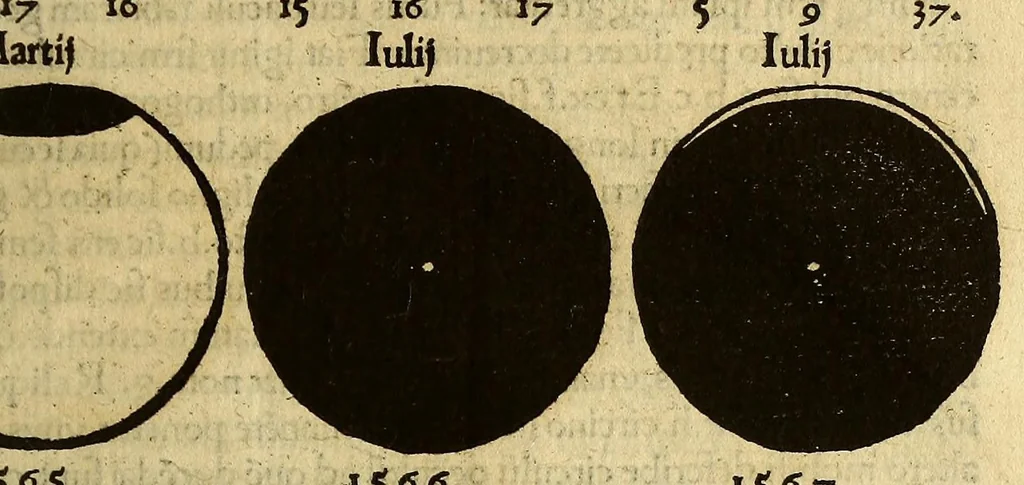 An illustration from Cosmographicus liber Petri Apiani mathematici,, 1529, leaf 39