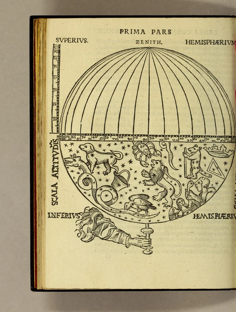 An illustration from Cosmographicus liber Petri Apiani mathematici,, 1529, leaf 60