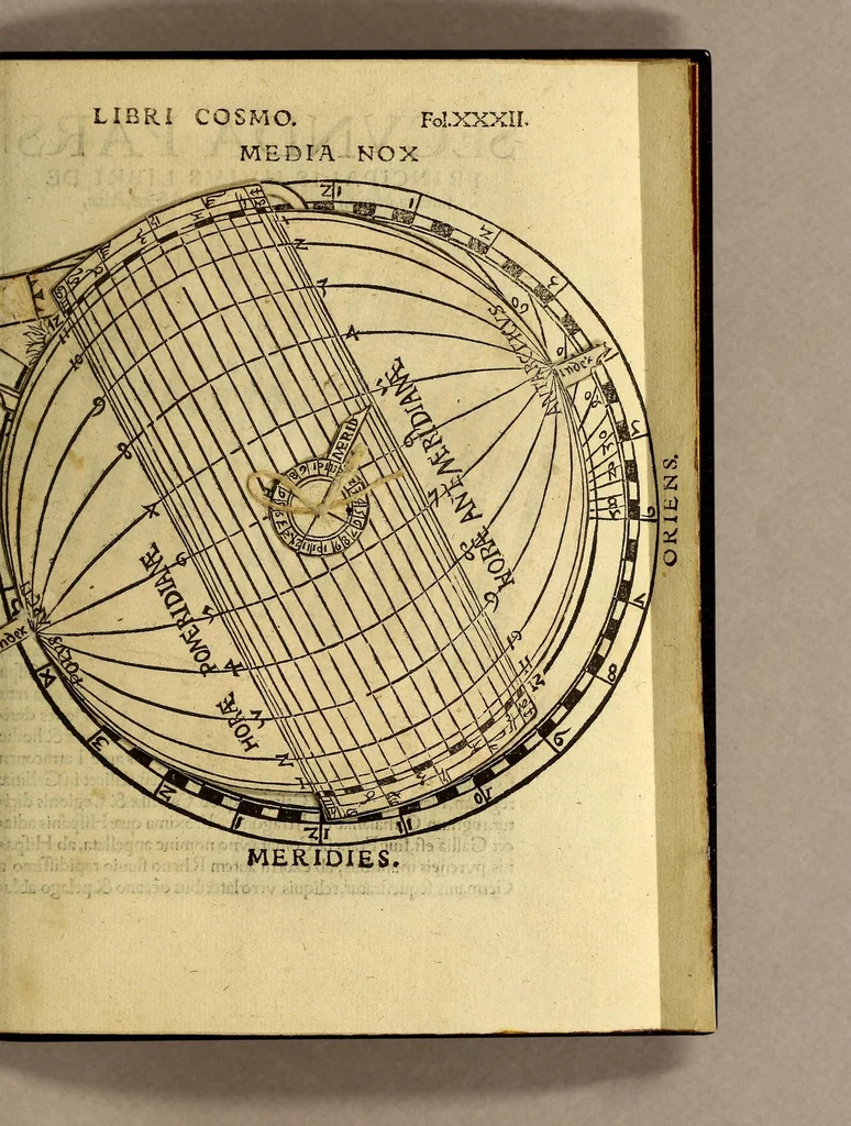 An illustration from Cosmographicus liber Petri Apiani mathematici,, 1529, leaf 73