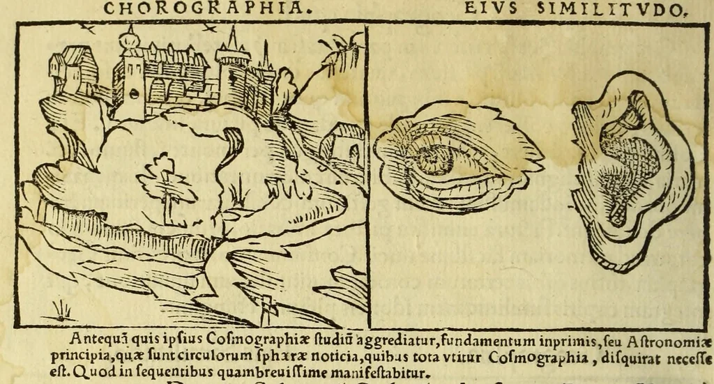 An illustration from Cosmographicus liber Petri Apiani mathematici,, 1534, leaf 10