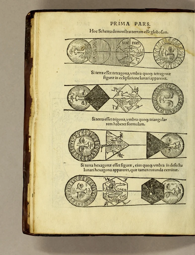 An illustration from Cosmographicus liber Petri Apiani mathematici,, 1534, leaf 16