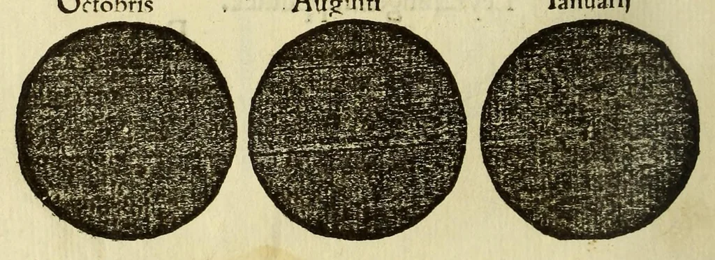 An illustration from Cosmographicus liber Petri Apiani mathematici,, 1534, leaf 30