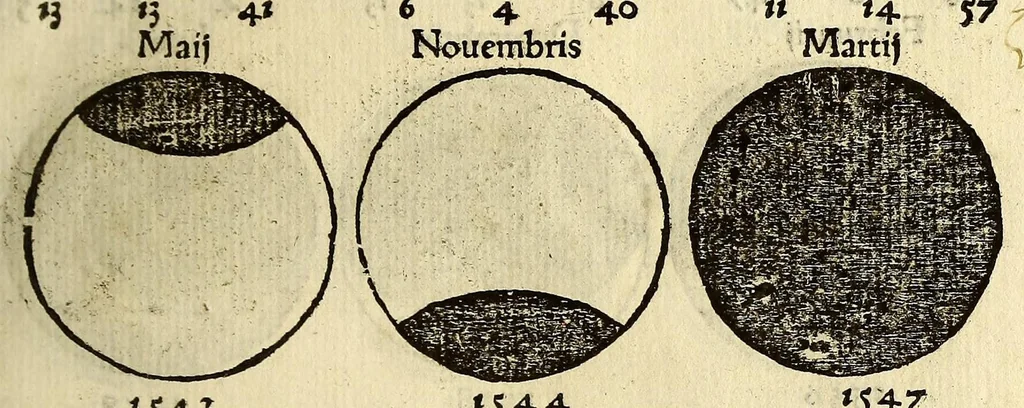 An illustration from Cosmographicus liber Petri Apiani mathematici,, 1534, leaf 31