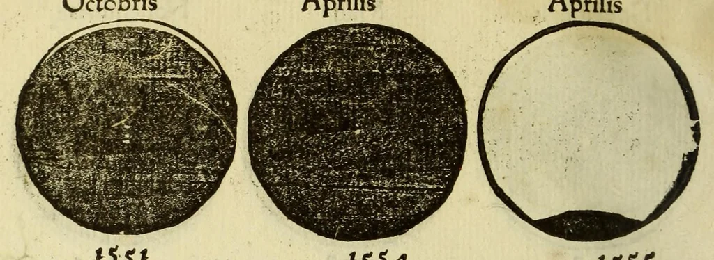 An illustration from Cosmographicus liber Petri Apiani mathematici,, 1534, leaf 32