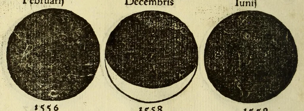 An illustration from Cosmographicus liber Petri Apiani mathematici,, 1534, leaf 32