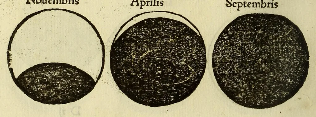 An illustration from Cosmographicus liber Petri Apiani mathematici,, 1534, leaf 32