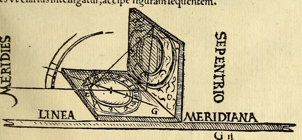 An illustration from Cosmographicus liber Petri Apiani mathematici,, 1534, leaf 55