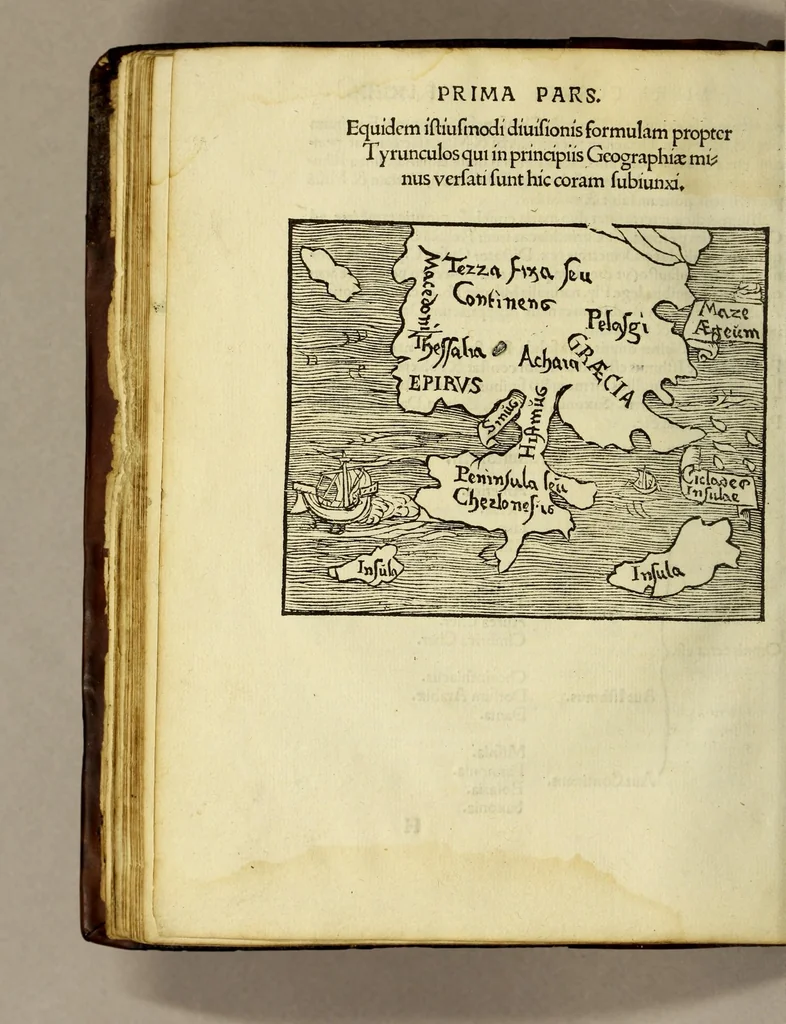 An illustration from Cosmographicus liber Petri Apiani mathematici,, 1534, leaf 62